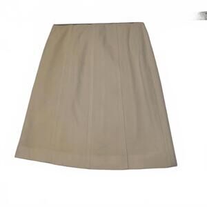 VTG 90s Ann Taylor Petites Size 4P Beige Wool Cashmere Blend Skirt W28 Korea